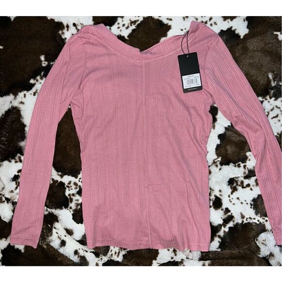 Peach Bailey Top - Wild Rose - Picture 2 of 2